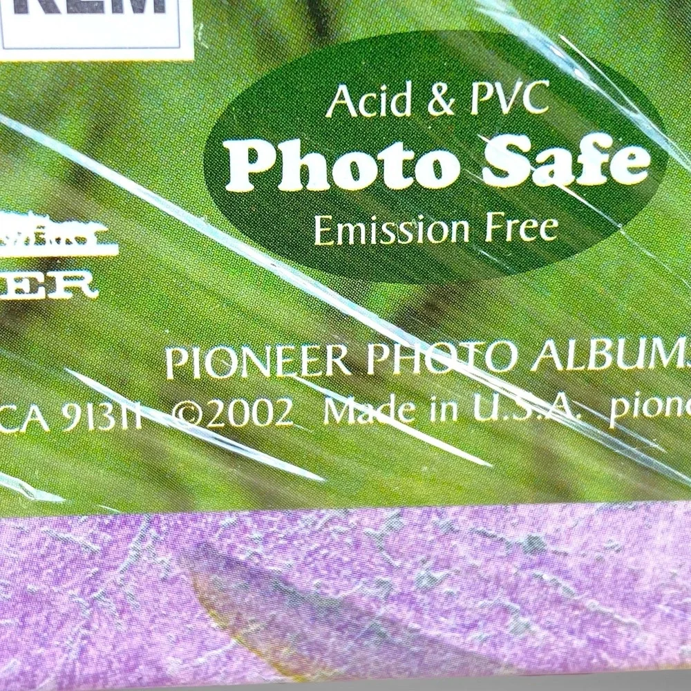 Pioneer Photo Album Lavender Purple 100 Magnetic Pages (50 Sheets) New Old Stock